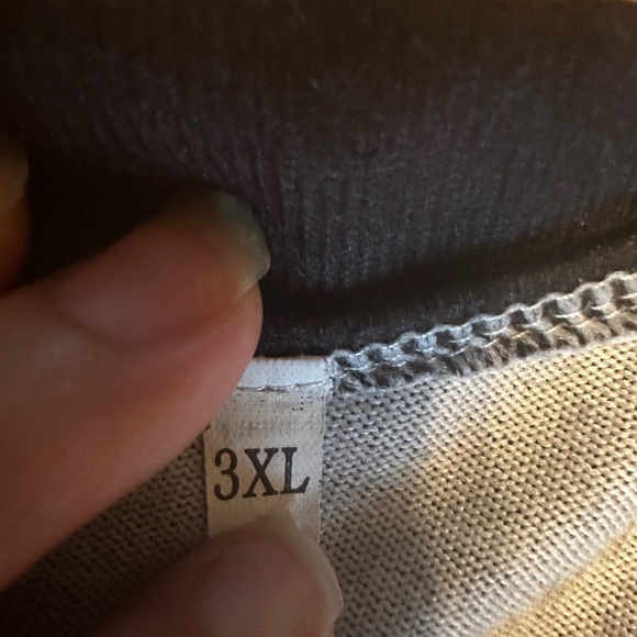 Women's Multi Color Striped Stitching Long-Sleeved Open Cardigan Coat‎ sz 3X - Picture 8 of 10